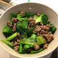 caruga's cooksnap of when they made うるいと豚ひき肉の醤油炒め.