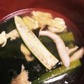 クックLZ7E8G☆'s cooksnap of when they made ごま油香る♡おくらとしめじのスープ♪.