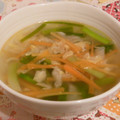 rie-tin's cooksnap of when they made 白出汁とお酢で❤︎生椎茸と白菜のお酢ープ.