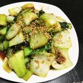 tsuna_P27's cooksnap of when they made シンプル♡青梗菜のオイスター炒め.