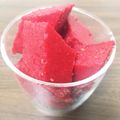 Kether's cooksnap of when they made ラズベリーのギモーブ風.