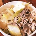 グリーンルバーブ's cooksnap of when they made 簡単！☆フライパンde☆肉豆腐.