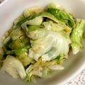 cohko's cooksnap of when they made 誰でもできる♡茹でレタスのスープがけ♪.