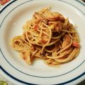 marwee's cooksnap of when they made 簡単ランチ♪シーフードトマトスパゲッティ.