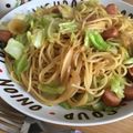 ranranran♡'s cooksnap of when they made 春キャベツとウインナーのパスタ.