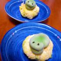 トクライ's cooksnap of when they made 超簡単★そらまめ★カエル.