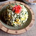 よこ耳ねこ's cooksnap of when they made マヨと半熟卵でパラパラ♪ニラじゃこ炒飯.