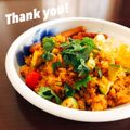 マイポ☆'s cooksnap of when they made 食べるラー油で♪アボカド・トマト・炒飯.