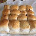 うめぼしこんぶ's cooksnap of when they made 20cmスクエア型で★ちぎりパン.