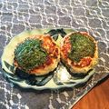 おすん❁'s cooksnap of when they made 大葉と新玉の豆腐ハンバーグ.