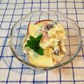 violets's cooksnap of when they made レンジで簡単☆りんごとレーズンのポテサラ.