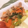 raga11aki2's cooksnap of when they made 豚と青梗菜と人参のあんかけ中華炒め.