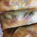 ＊なみへい＊'s cooksnap of when they made 鶏ササミの梅しそチーズ春巻き.
