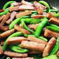 岡村キャンベル's cooksnap of when they made 簡単☆さやえんどうとスパム炒め.