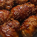 garnet126's cooksnap of when they made 肉巻きおにぎり 簡単 焼肉のタレ.