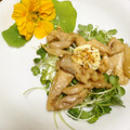 減塩パパ's cooksnap of when they made 鶏ささみの甘辛煮、ナスタチウム添え.