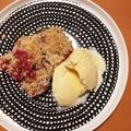 そらまめお母ちゃん's cooksnap of when they made 真っ赤なルバーブクランブル.