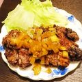 れぽっと's cooksnap of when they made 鶏肉の竜田揚げ☆甘酢かけ.