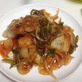 しま1212's cooksnap of when they made カリカリたらのケチャップ甘酢あんかけ.