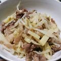さーちゃんちゃん's cooksnap of when they made 大ヒット！豚じゃがもやし炒め！！.