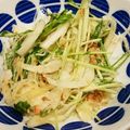 urush1121's cooksnap of when they made 水菜と春雨の梅マヨサラダ.