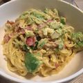 NancyHO's cooksnap of when they made ありあわせ簡単☆アボカドカルボナーラ風！.