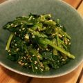 クックGD0TYG☆'s cooksnap of when they made 明日葉の韓国風ピリ辛お浸し.