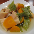 naotea's cooksnap of when they made 竹の子・にんじん・いんげん・ちくわの煮物.