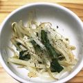 mahiru★'s cooksnap of when they made もやしのナムル☆レンジで簡単.