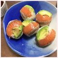 ☆えりんこ☆★'s cooksnap of when they made アボカド＆サーモンで手毬鮨.