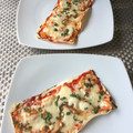 二ミたん's cooksnap of when they made 春巻きの皮でピザ♪と簡単適当ピザソース.