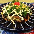 ___ako2___'s cooksnap of when they made 満腹ヘルシー♡長芋もやしのお好み焼き風.