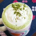 ひなたこやき's cooksnap of when they made きな粉と緑茶のラテ.