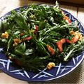 クックSDA4Z7☆'s cooksnap of when they made 春菊サラダ⭐️ オリーブオイル.