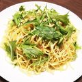 パキピ's cooksnap of when they made ベーコンと水菜のパスタ.