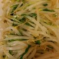 大仏様's cooksnap of when they made 【簡単おつまみ】もやしと水菜の中華ナムル.