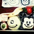 むつやま君の母さん's cooksnap of when they made キャラ弁 ディズニー マイク.