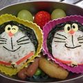 わんわんさくら's cooksnap of when they made キャラ弁*簡単*ドラえもん*幼稚園お弁当.