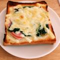 茶々♡小豆's cooksnap of when they made 大葉たっぷりチーズトースト❤.