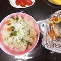 ぴこちゃん♡'s cooksnap of when they made 【離乳食後期〜完了】しらすチャーハン.