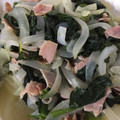 bambina117's cooksnap of when they made ベーコンと玉ねぎとほうれん草の炒め物.