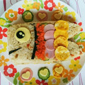 なっつの愛のキッチン's cooksnap of when they made ちらし寿司でお遊び　鯉のぼり＆ケーキ型.