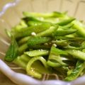 maruru-nn's cooksnap of when they made 超簡単!!オクラときゅうりの梅ごま和え.