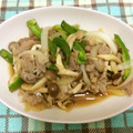 メイジももんじゃ's cooksnap of when they made 秋だ！きのこだ！しめじ豚こまピーマン炒め.