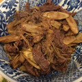 さっちん55's cooksnap of when they made 牛肉とゴボウと蒟蒻の煮物。.