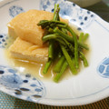 solapapa's cooksnap of when they made 厚揚げと蕨の煮物.