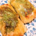 かりん0101's cooksnap of when they made 市販の焼き豚で簡単！北京ダック風春巻き.
