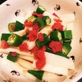 ooomihooo's cooksnap of when they made オクラと長芋の梅干し和え♡.