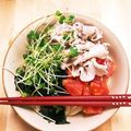 さゆちゅ〜's cooksnap of when they made 茹でて混ぜるだけ！冷しゃぶうどん.