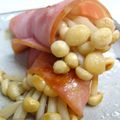 あやかときょうこ's cooksnap of when they made ＋香ばしチーズ☆えのきのハムチー巻き＋.
